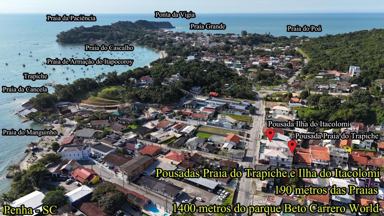 Pousada Praia Do Trapiche Penha  Buitenkant foto